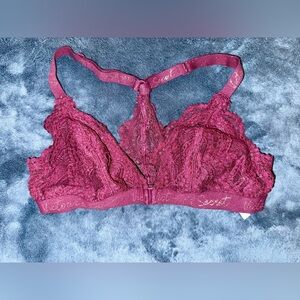 Deep purple front clasp Victoria’s Secret bra size Large, used